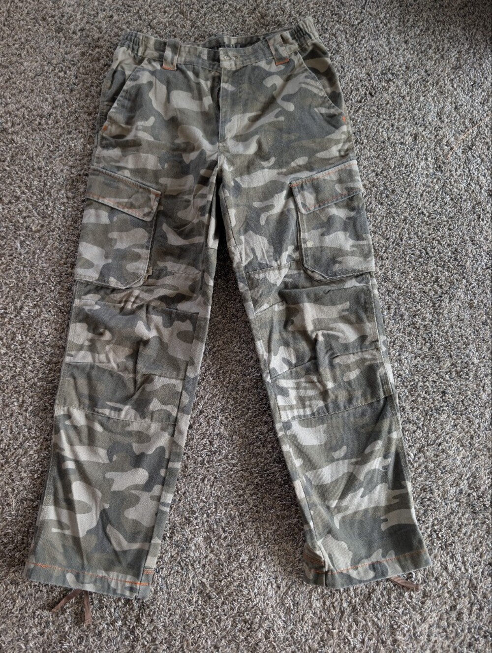 RedHead Men's Camo Cargo Pants in Olive/Tan Blend